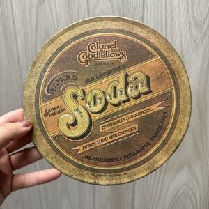 Colonel Goodfellows Old Fashioned Sassafras Soda Counter Table Mat Retro Soda
